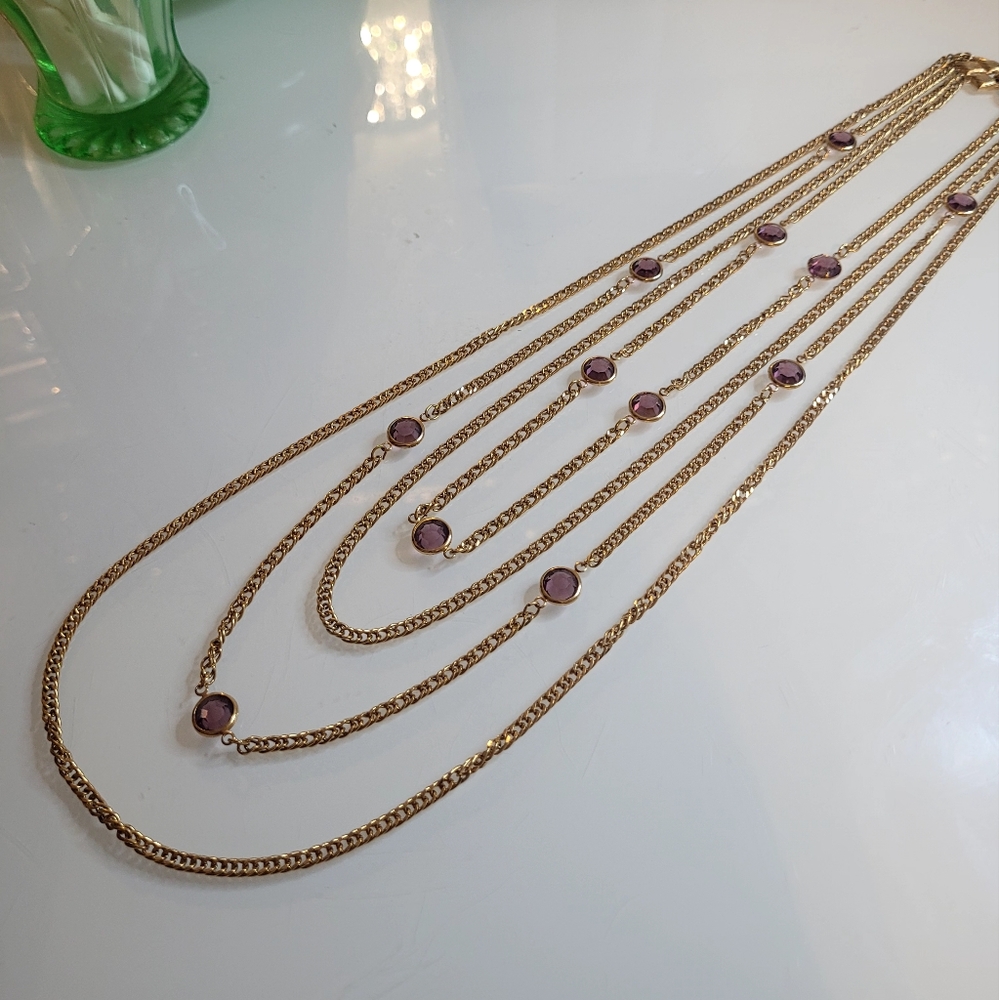 D'Orlan 4 String Necklace